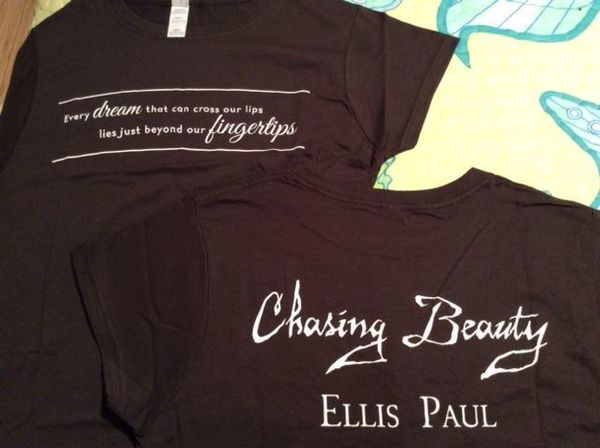 T-shirt Chasing Beauty, Womens Dark Brown